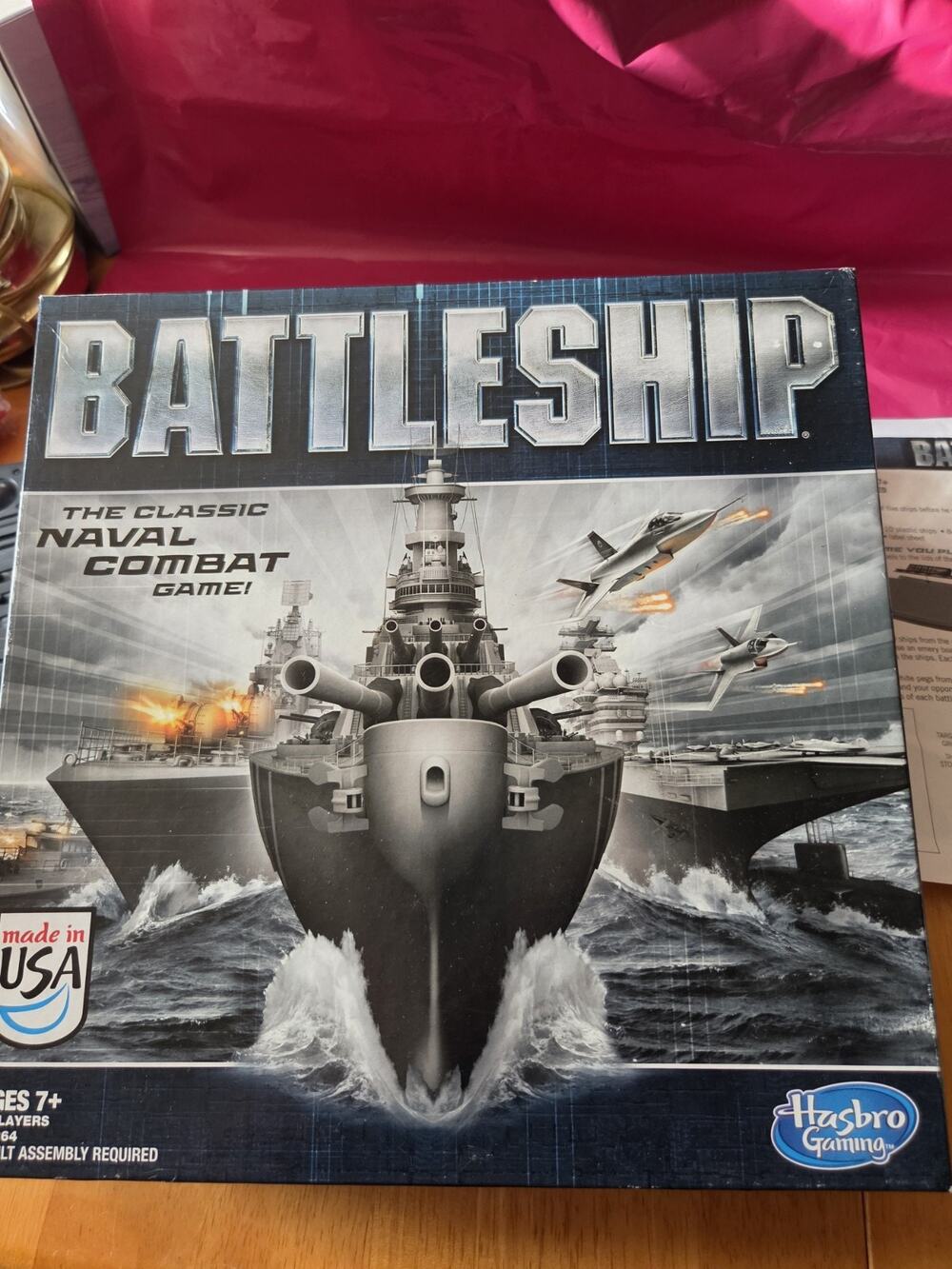 Battleship Naval Combat Board Game Hasbro Games The Classic Strategy